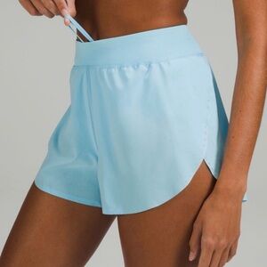 Lululemon find your pace HR short 3” blue chill